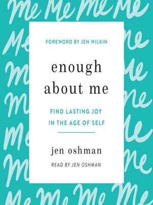 cover image of Enough about Me